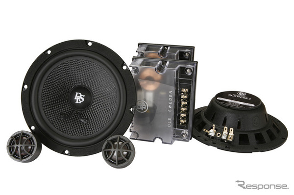 市販カースピーカーの一例（DLS・RCS6.2i）。