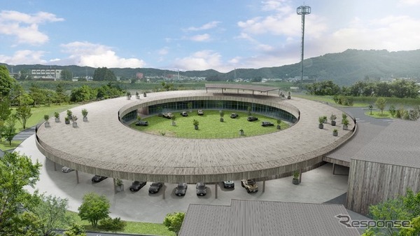 2027年に高岡市に開業予定の複合施設型店舗のイメージパース