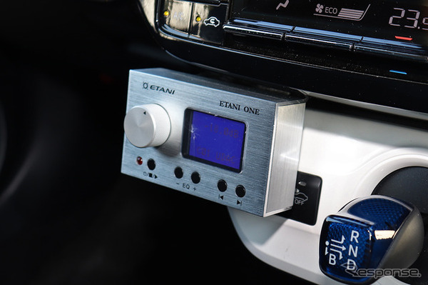 「DSP」が搭載されたオーディオカーの一例（製作ショップ：サウンドウェーブ＜茨城県＞）。