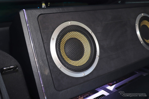 「DSP」が搭載されたオーディオカーの一例（製作ショップ：サウンドウェーブ＜茨城県＞）。