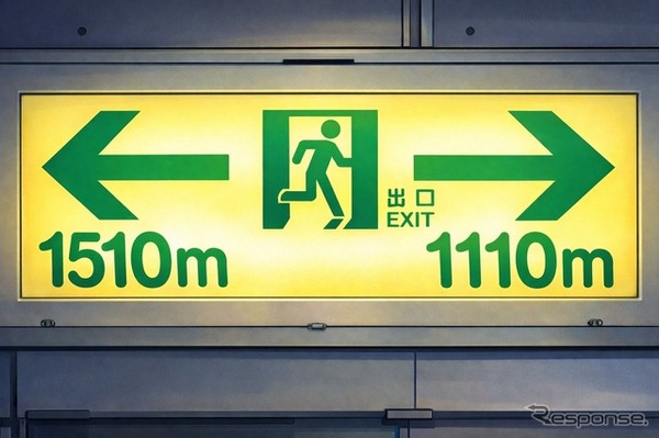 トンネル内非常口