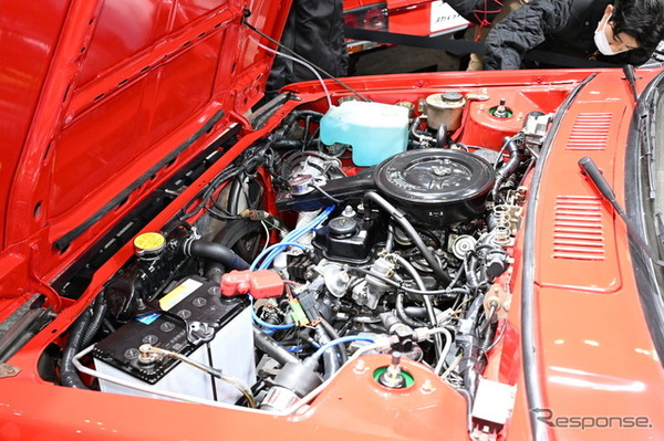 日産自動車大学校の学生たちがレストアした「マッチのマーチ」1984年式 初代日産マーチK10（東京オートサロン2026）