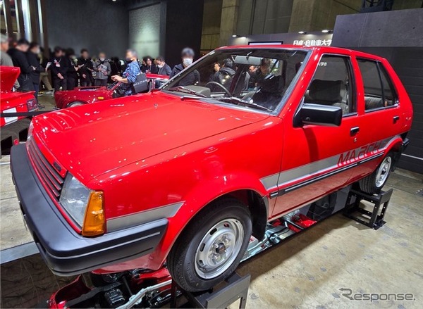 日産自動車大学校の学生たちがレストアした「マッチのマーチ」1984年式 初代日産マーチK10（東京オートサロン2026）