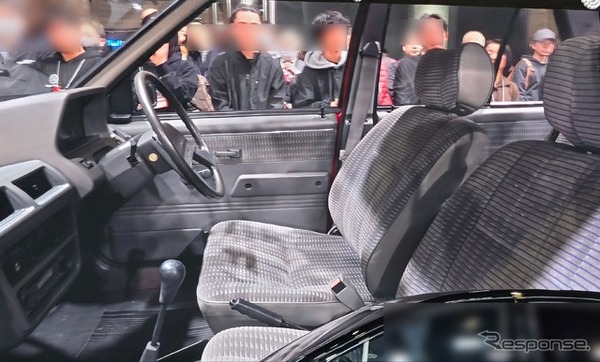 日産自動車大学校の学生たちがレストアした「マッチのマーチ」1984年式 初代日産マーチK10（東京オートサロン2026）