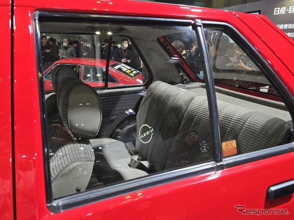 日産自動車大学校の学生たちがレストアした「マッチのマーチ」1984年式 初代日産マーチK10（東京オートサロン2026）