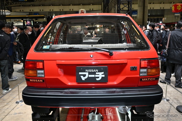 日産自動車大学校の学生たちがレストアした「マッチのマーチ」1984年式 初代日産マーチK10（東京オートサロン2026）