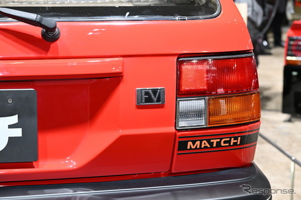 日産自動車大学校の学生たちがレストアした「マッチのマーチ」1984年式 初代日産マーチK10（東京オートサロン2026）