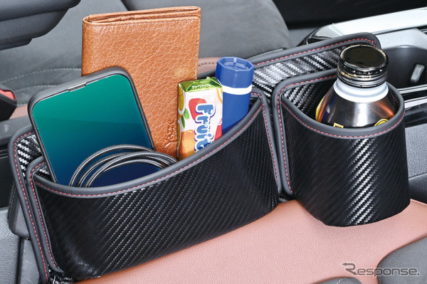 SEIWA・シートポケット カーボン（WA134）