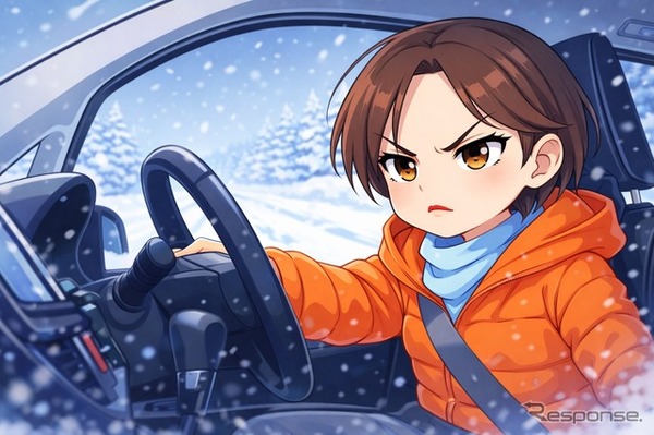 雪道走行（イメージ）