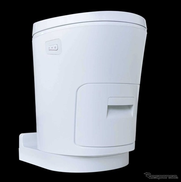 カセット型充電式リチウムバッテリーを搭載した可搬型無水トイレ「フロイキャンプ スマート無水トイレ コンフォート」