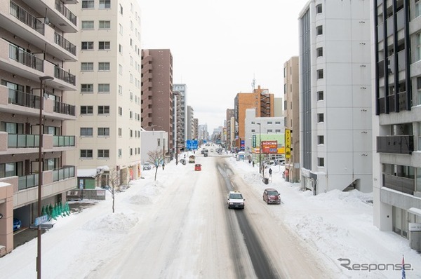 雪道（イメージ）