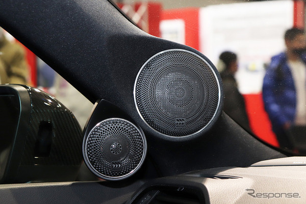 「単体DSP」が搭載されたオーディオカーの一例（製作ショップ：AVカンサイ＜大阪府＞）。