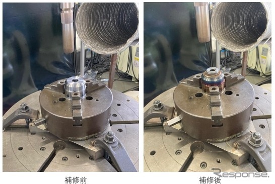 プロメシアンがDED方式3Dプリンターによる金属補修技術の社会実装に向けて実証