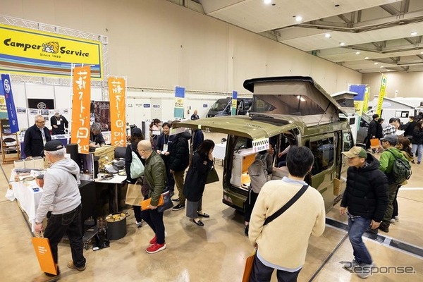 昨年開催の北海道キャンピングカーフェスティバル2025の会場風景