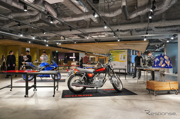 船場の共創家具がならぶヤマハ発動機の共創スペース「リジェラボ」