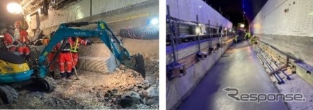 上信越道上り線の佐久IC～碓氷軽井沢IC間でトンネル・橋りょうリニューアル工事