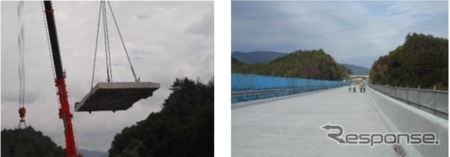 上信越道上り線の佐久IC～碓氷軽井沢IC間でトンネル・橋りょうリニューアル工事