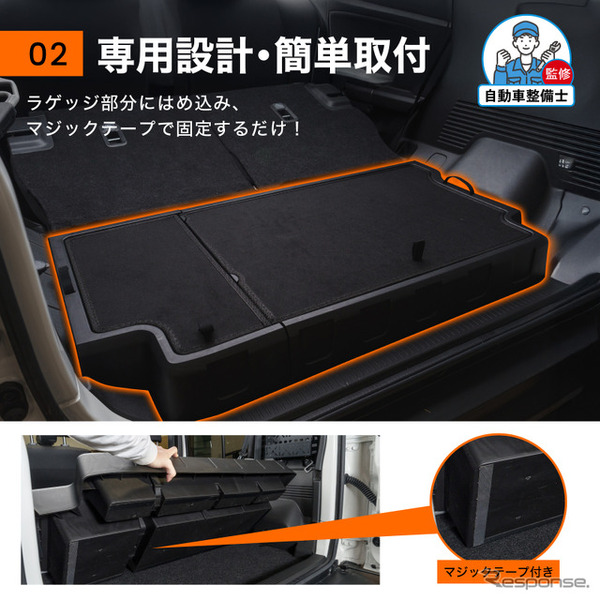 クラフトワークス『ジムニーノマド』専用「ラゲッジ収納ボックス」