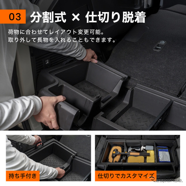 クラフトワークス『ジムニーノマド』専用「ラゲッジ収納ボックス」