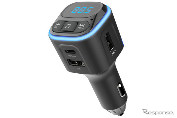 Kashimura・FMトランスミッター フルバンド USB2ポート（KD-271）