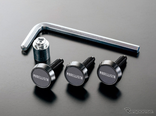 セキュリティ付ナンバープレートボルト