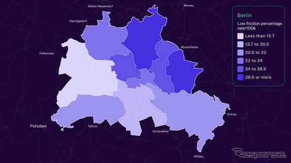 VWグループのCARIADが自動車の摩擦データを分析し路面のグリップ力を測る技術を開発
