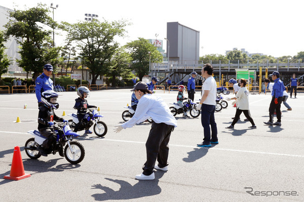 ヤマハ発動機の親子バイク教室