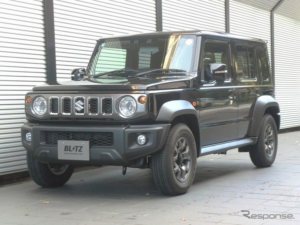 ブリッツ DAMPER ZZ-R　スズキ・ジムニーノマド装着例（基準車高：フロント 30mmダウン / リア 37mmダウン）