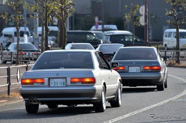 2代目レパード発売40周年記念　里帰り展示会in新車のひろば村山店