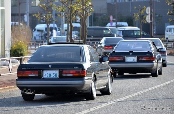 2代目レパード発売40周年記念　里帰り展示会in新車のひろば村山店