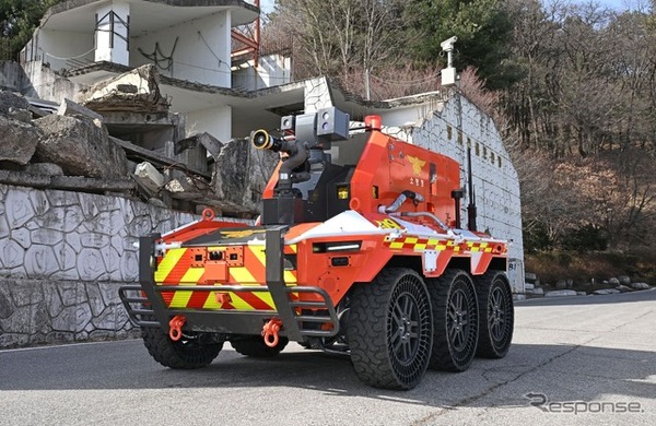 ヒョンデグループの無人消防ロボット