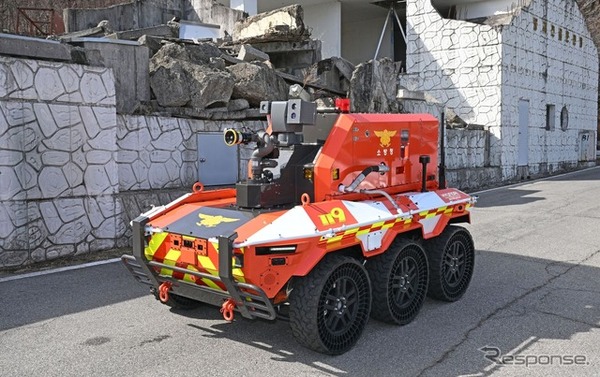 ヒョンデグループの無人消防ロボット