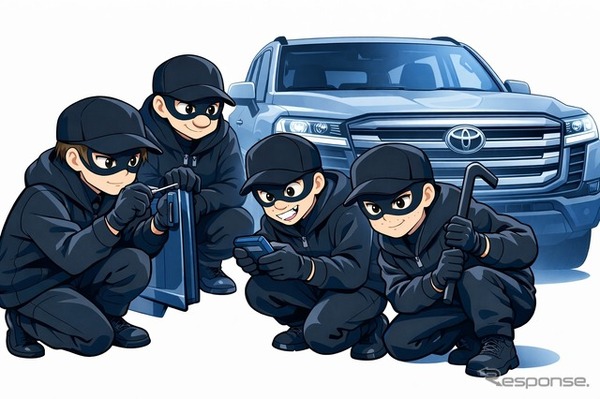 自動車窃盗団（イメージ）