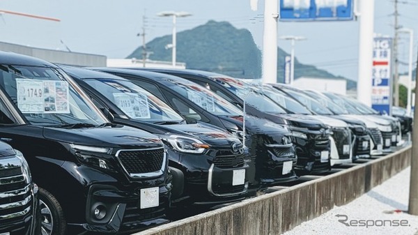 中古車展示場（イメージ）