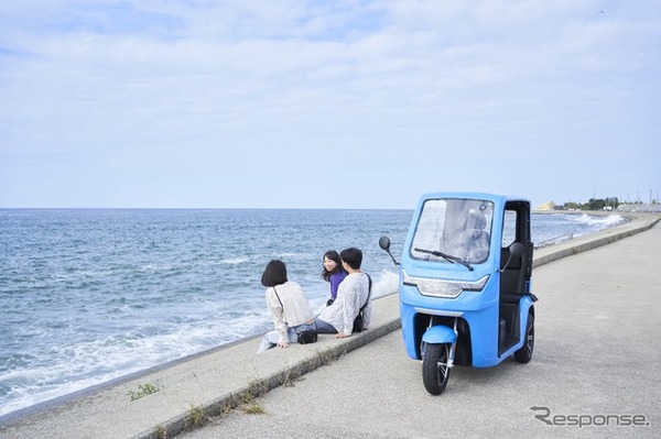 富山・魚津市でEVトゥクトゥクのレンタルサービスが3月14日から再開