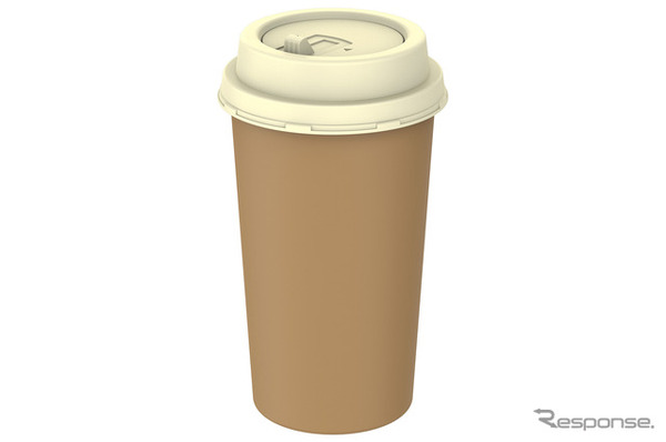 EXEA・珈琲カップゴミ箱 ラテ（ED-68）