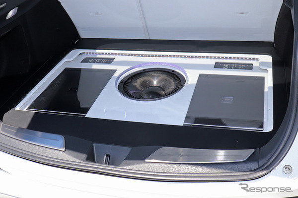 「カーオーディオ・プロショップ」にて製作されたオーディオカーの一例（製作ショップ：シティロード福山＜広島県＞）。