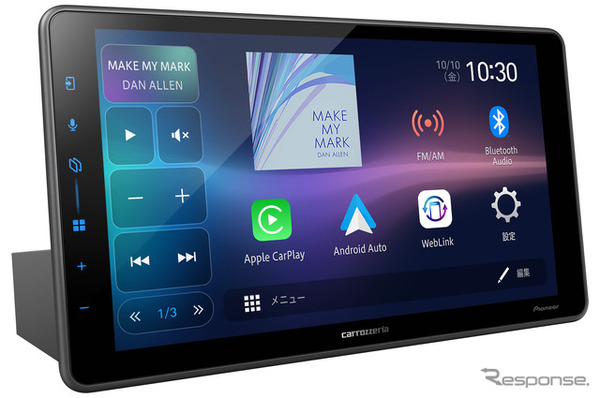 「ネットワークモード」に対応した「メインユニット」の一例（カロッツェリア・DMH-SF600）。