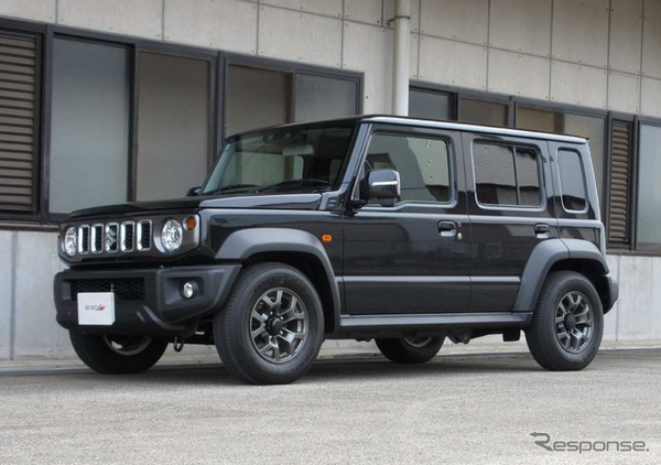 サステックX-LIMITスプリング　スズキ・ジムニーノマド装着例（フロント 56mmダウン / リア 56mmダウン）