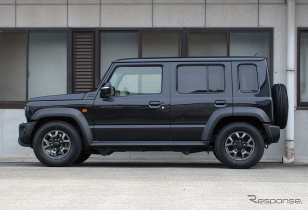 サステックX-LIMITスプリング　スズキ・ジムニーノマド装着例（フロント 56mmダウン / リア 56mmダウン）