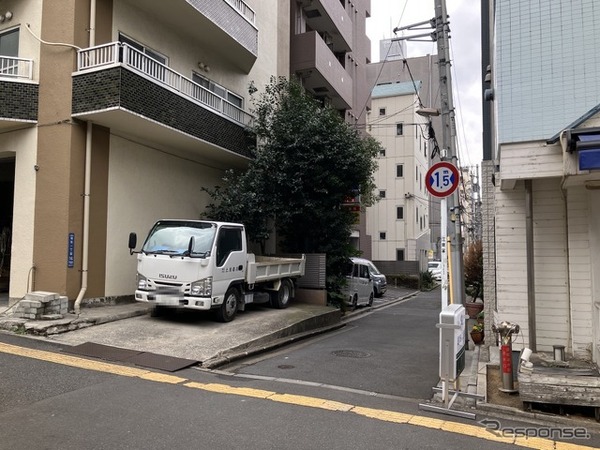 江東区道深37号、東側終点