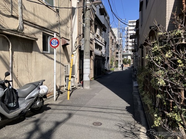 江東区道深34号、制限2.0m