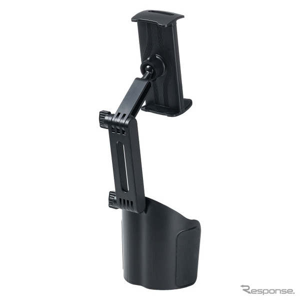 タブレット対応伸縮ホルダー付きの「200-CAR127」