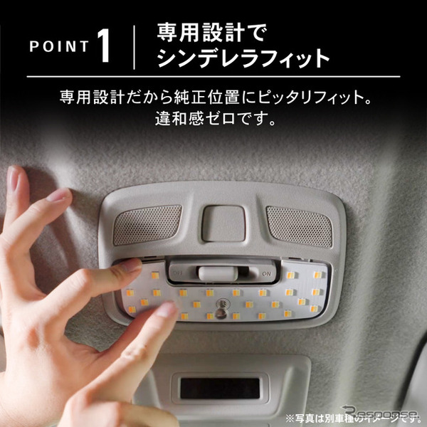 『ノア/ヴォクシー』80系専用LEDルームランプ