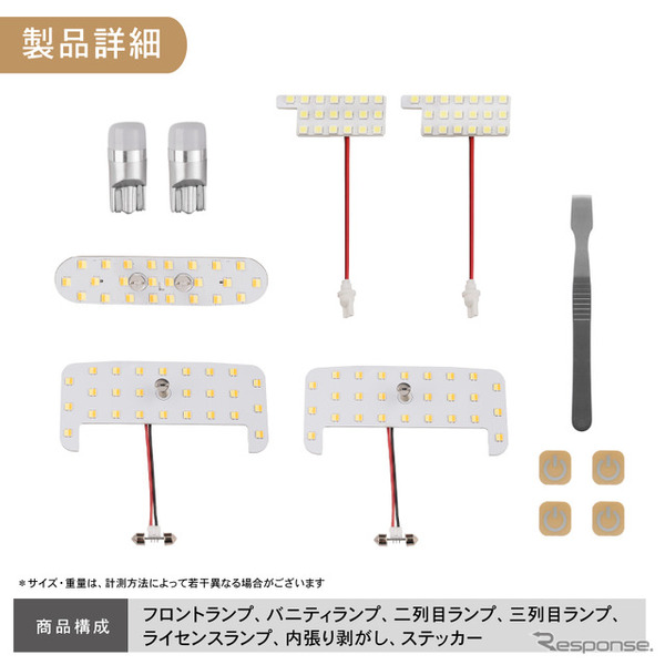 『ノア/ヴォクシー』80系専用LEDルームランプ