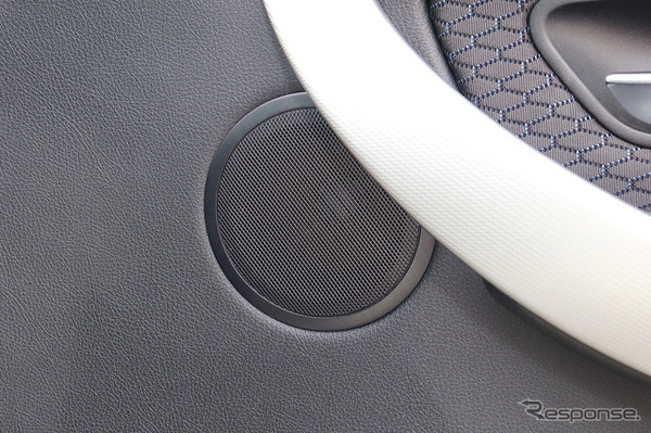 「パワーアンプ内蔵DSP」にてシステムが構築されたオーディオカーの一例。