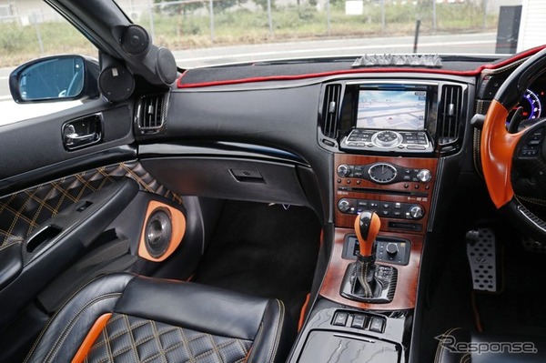 スカイラインのカスタムを施す中でオーディオのインストールに目覚めた小栗さん。現在は急ピッチで高音質化を続けている。