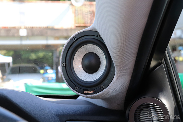 『アミューズ（広島県福山市）』にて製作されたオーディオカーの一例。