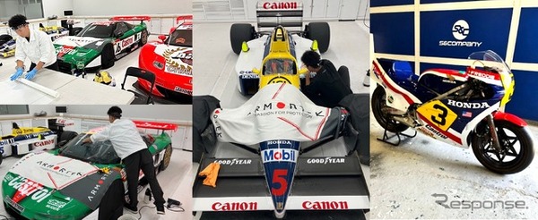 ホンダコレクションホール収蔵車両施工実績