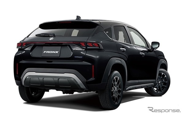 フロンクス 純正アクセサリーキット「ナイトメタル」装着イメージ